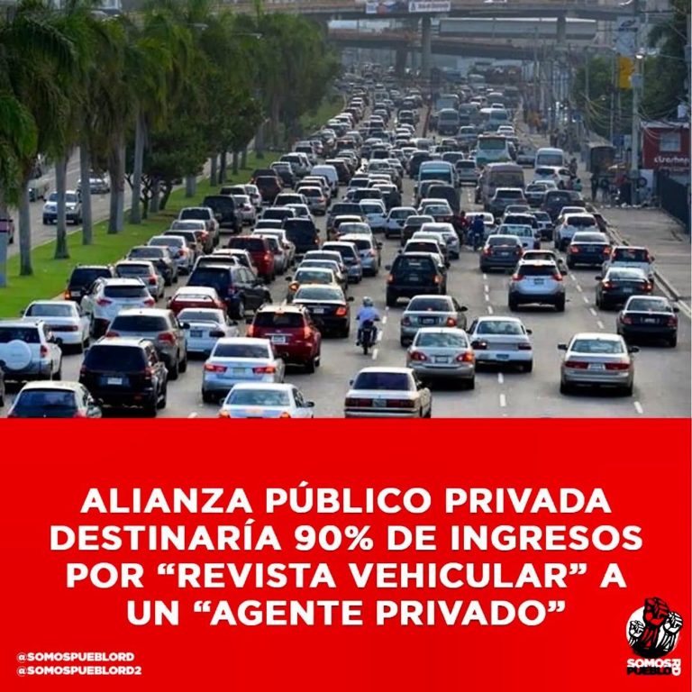 Alianza Público Privada destinaría 90% de ingresos por revista vehicular a un agente privado