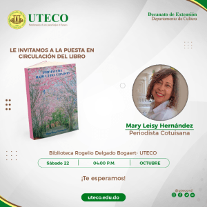 Periodista cotuisana Mary Leisy Hernández presenta su primer libro titulado Primavera bajo cero grados