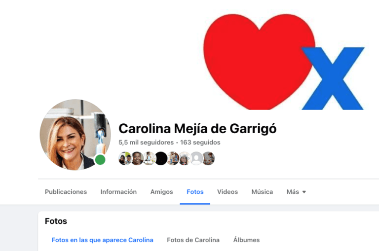 Falso perfil Alcaldesa del Distrito Nacional Carolina Mejía tiene más seguidores en Facebook que la cuenta original.