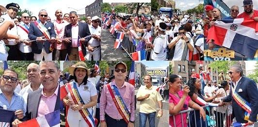 Cientos de miles personas asistieron este domingo a la Gran Parada Dominicana de El Bronx